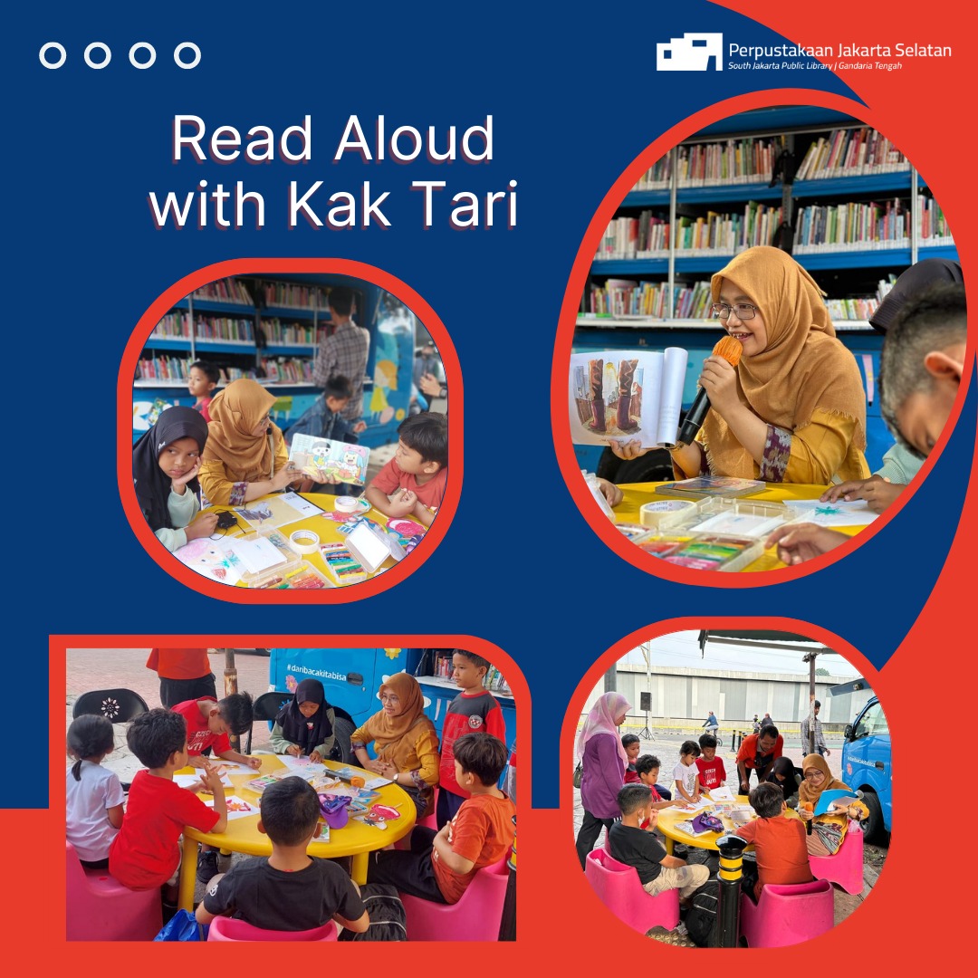 Duta Baca Jakarta Selatan Menyapa : Read Aloud & Fun Activities Di HBKB Taman Mataram